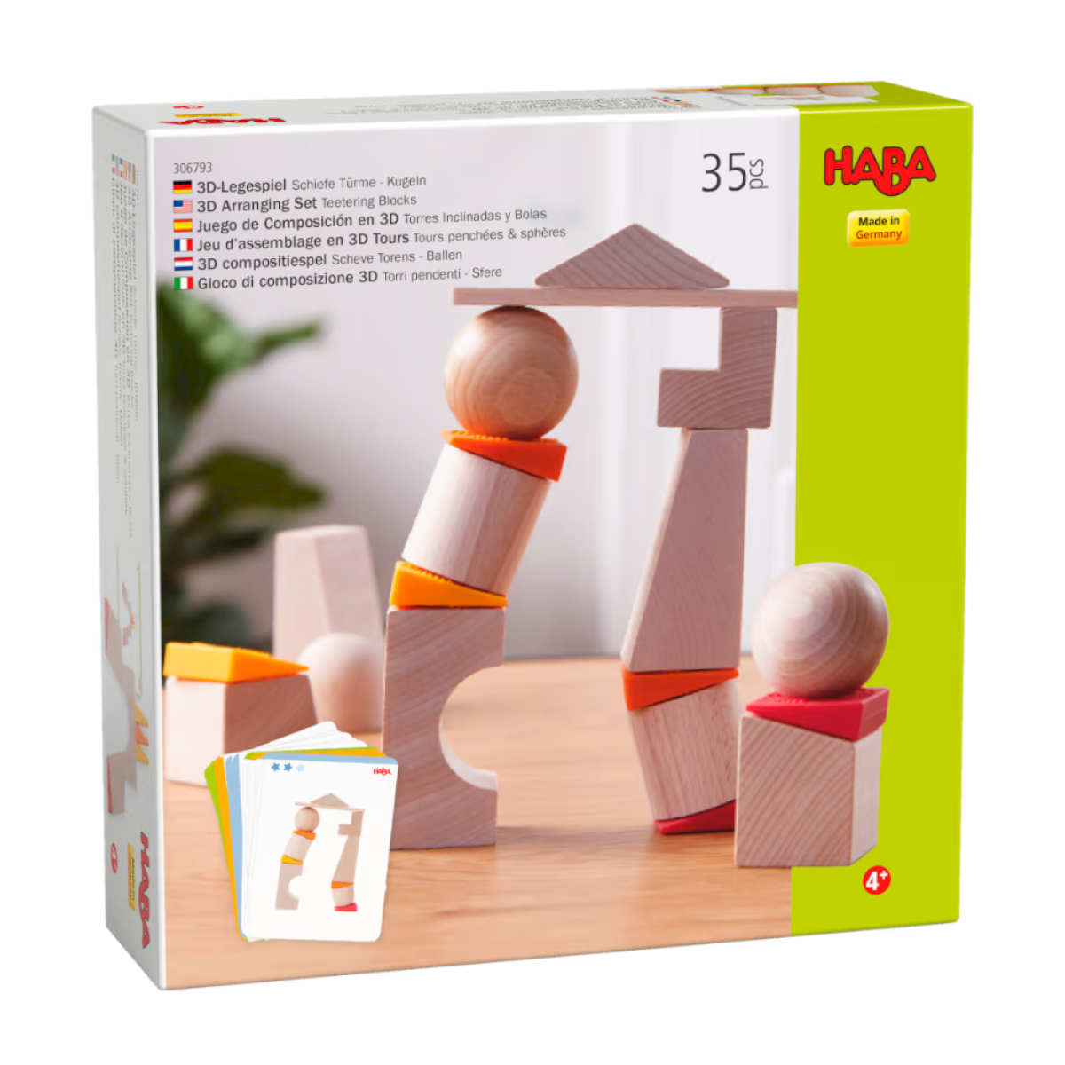 Jeu assemblage 3D ça penche - Haba
