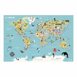 Carte du monde magnetique Ingela - Vilac
